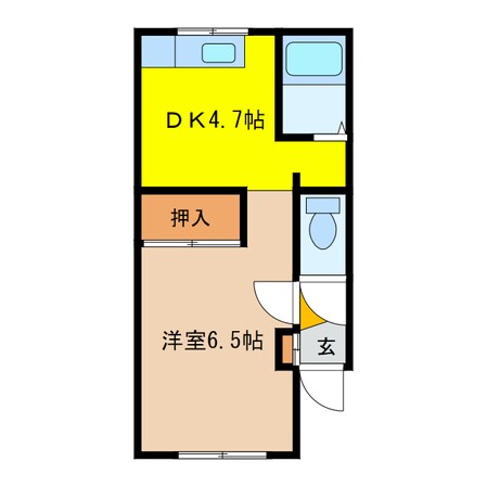 パレスモジュールＢの物件間取画像